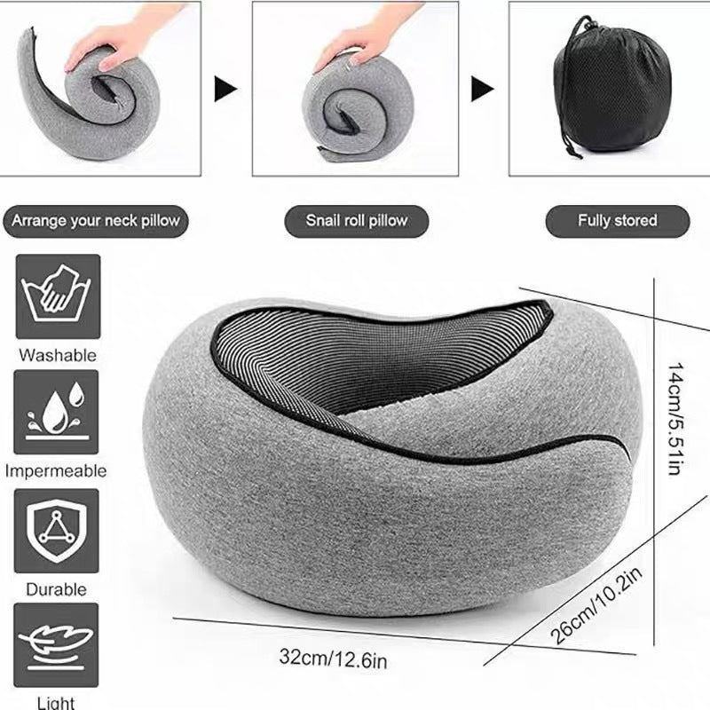 U-shaped travel neck pillow — view 2