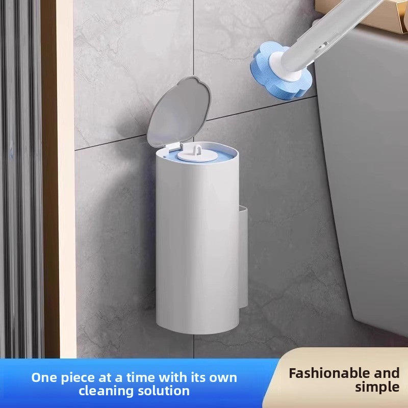 Disposable toilet brush kit — view 4