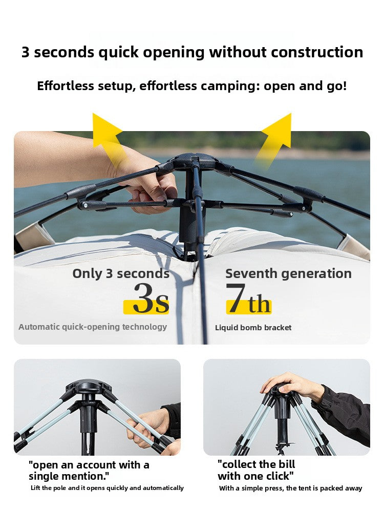 Pop-up camping tent — view 2
