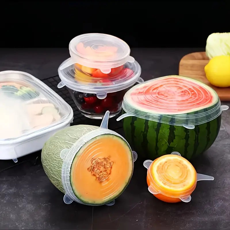 Silicone food lids — view 2
