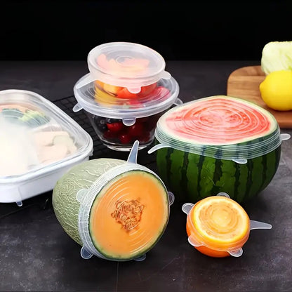 Silicone food lids — view 2