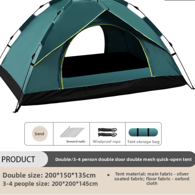 Pop-up camping tent — view 10