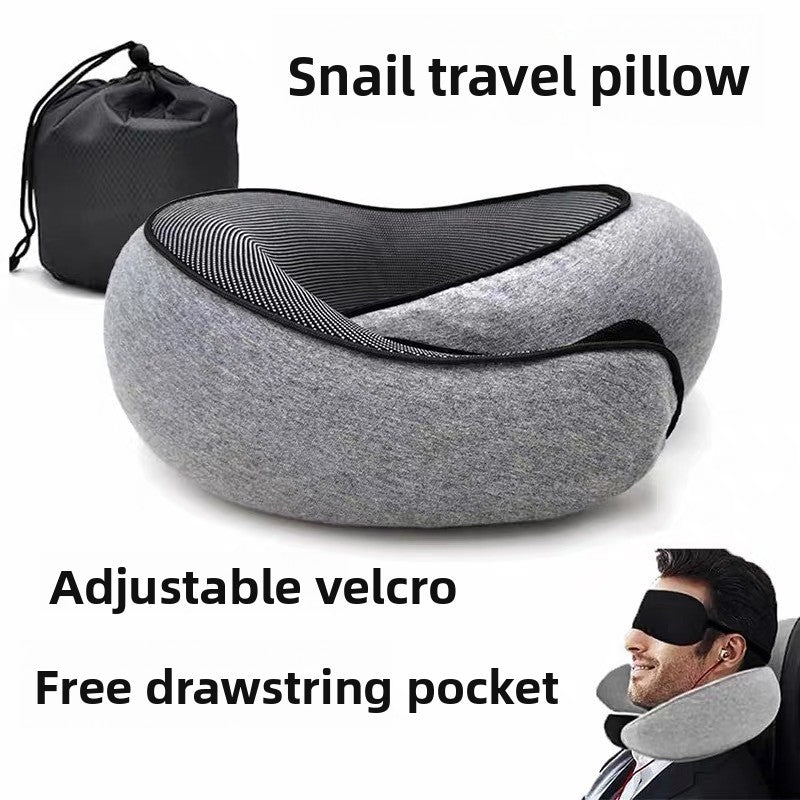 Memory foam U-shaped travel neck pillow