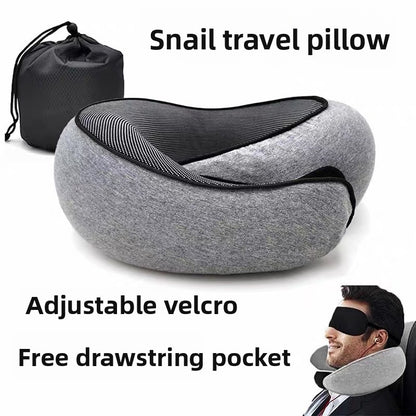 Memory foam U-shaped travel neck pillow
