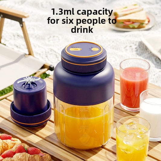 Portable cordless juicer cup