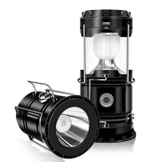 Portable Solar USB Camping Lantern Light