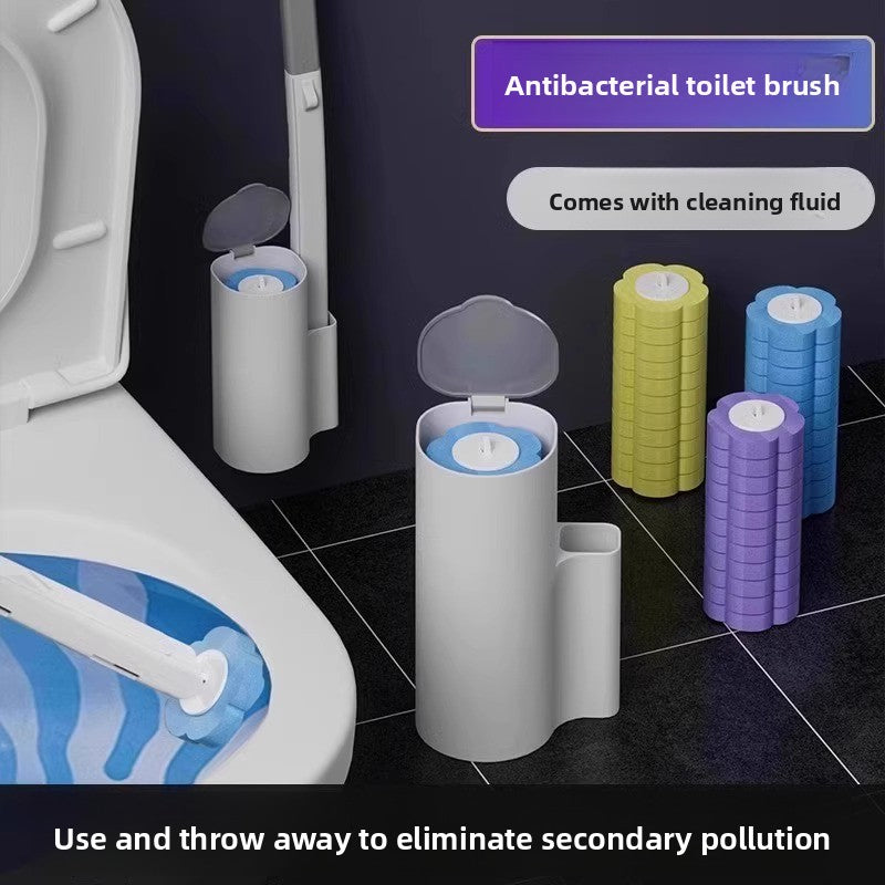 Disposable toilet brush kit — view 2