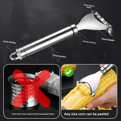 Stainless Steel Corn Peeler and Kernel Separator