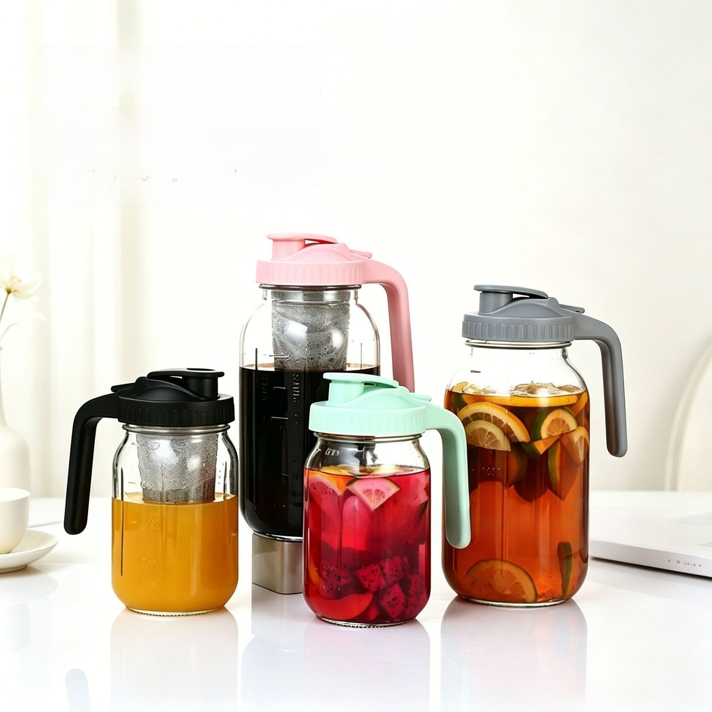 Graduated cold water pitcher